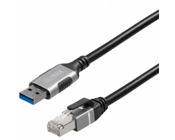 C540-1L, 1,0 m, Ethernet-Kabel Cat 6 F/UTP USB A 3.0 auf RJ45