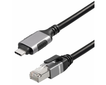 C541-3L, 3,0 m, Ethernet-Kabel Cat 6 F/UTP USB C auf RJ45