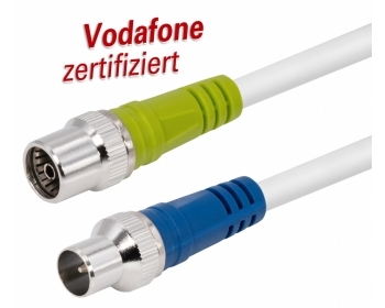 FK-IECS 2,0L, Antennenkabel, IEC Stecker - IEC Buchse, 2,0 m; Vodafone zertifiziert