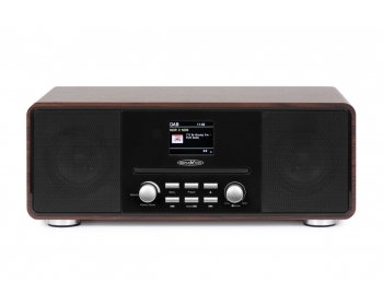 HRA19INT holz, Internet/DAB+/DAB/UKW-Radio mit Bluetooth, MP3/CD, AUX-IN