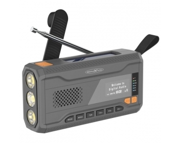 TRA562DAB, Tragbares DAB-/UKW-Radio mit Bluetooth, USB & Solar-, Dynamo- und Akkubetrieb