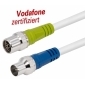 FK-IECS 2,0L, Antennenkabel, IEC Stecker - IEC Buchse, 2,0 m; Vodafone zertifiziert