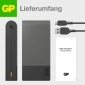 PowerBank GP M2+ 20C, 20.000mAh, schwarz, mit Smart LED Anzeige