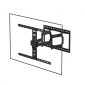 H24L, Schwenkbare TV Wandhalterung, für Bildschirme 43" - 90" (109 - 229 cm), Belastung bis 60 kg, Wandabstand 27 - 420 mm