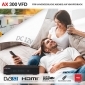 Opticum AX 300 VFD, DVB-S-HD-Receiver, mit VFD-Display, ohne PVR