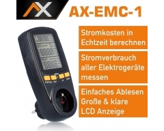 AX EMC-1, Energiekosten-Messgerät mit Display