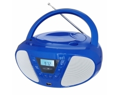 CDR614U blau, Boombox mit Radio, CD und AUX-IN