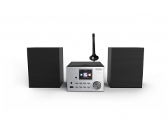 HMT 500 Pro V2, Multifunktionale Micro Kompaktanlage mit Internetradio, DAB+ und UKW, CD Player