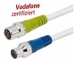 FK-IECS 2,0L, Antennenkabel, IEC Stecker - IEC Buchse, 2,0 m; Vodafone zertifiziert